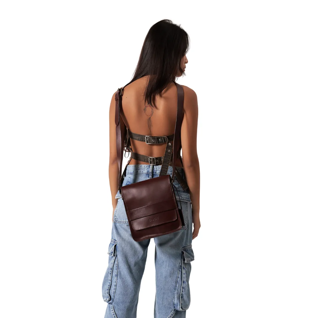 Leather Messenger Mod 114 Dark Brown sold by Ivalo.com product image thumbnail 2