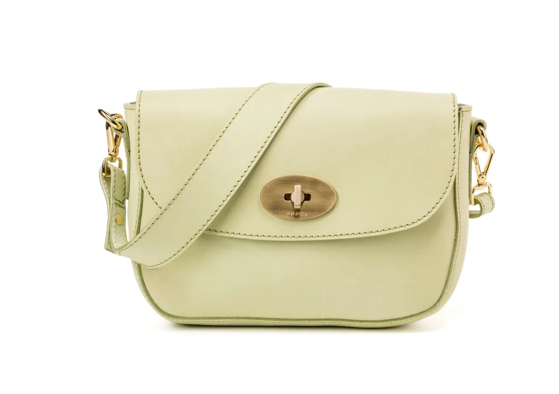 Leather Crossbody Broadway Collection Pistachio sold by Ivalo.com