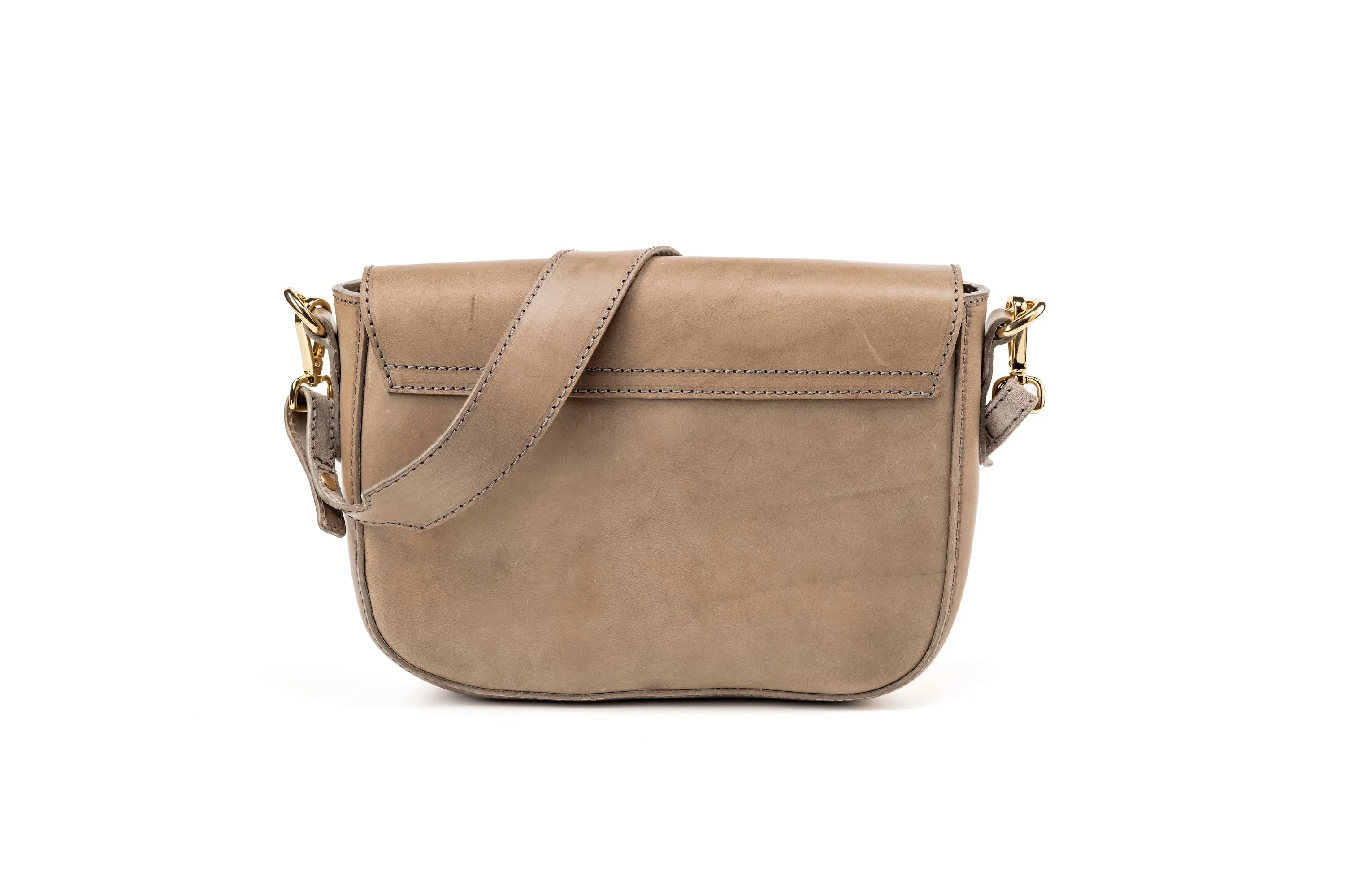 Leather Crossbody Broadway Collection Taupe sold by Ivalo.com product image thumbnail 5