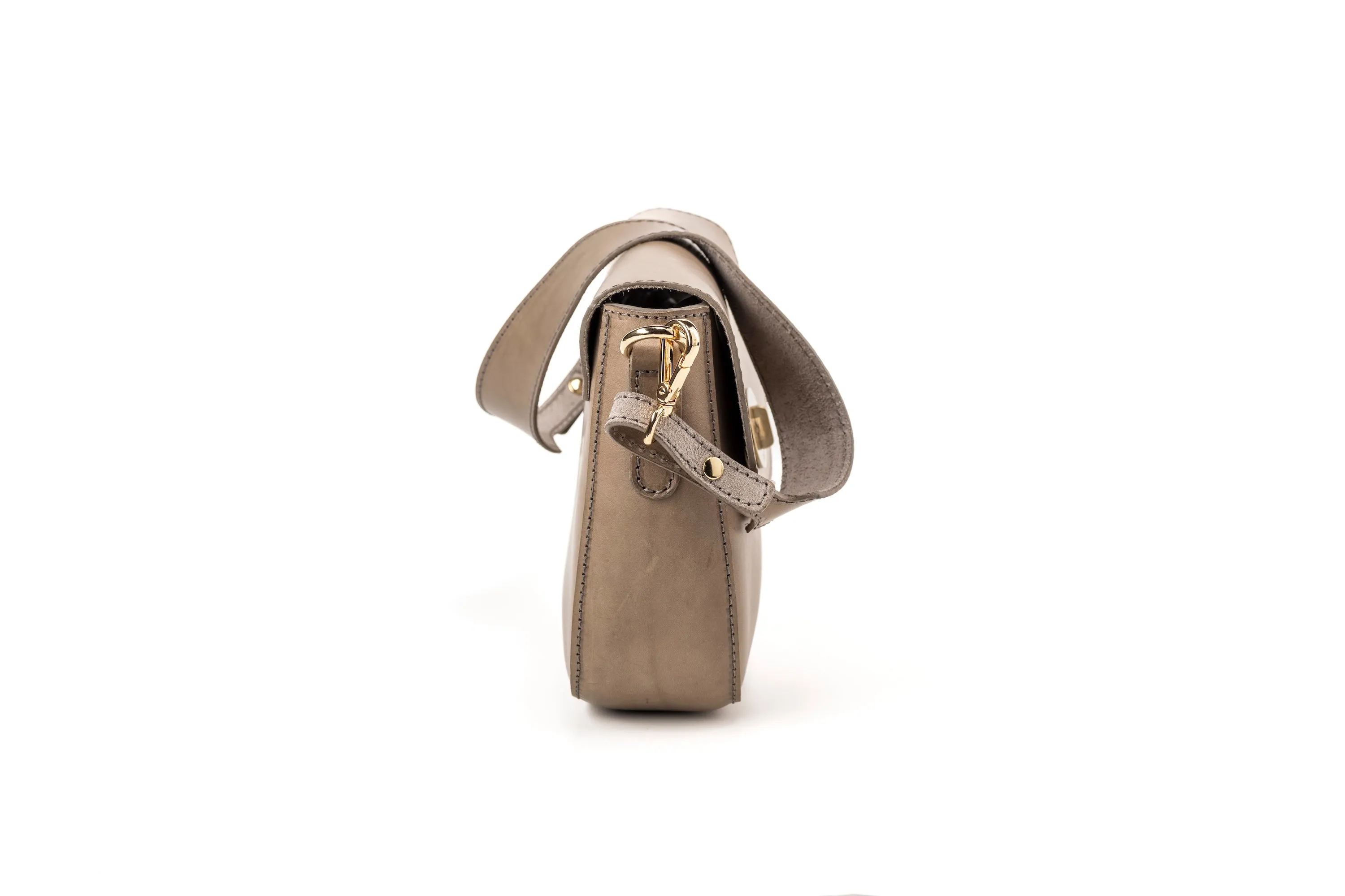 Leather Crossbody Broadway Collection Taupe sold by Ivalo.com product image thumbnail 3