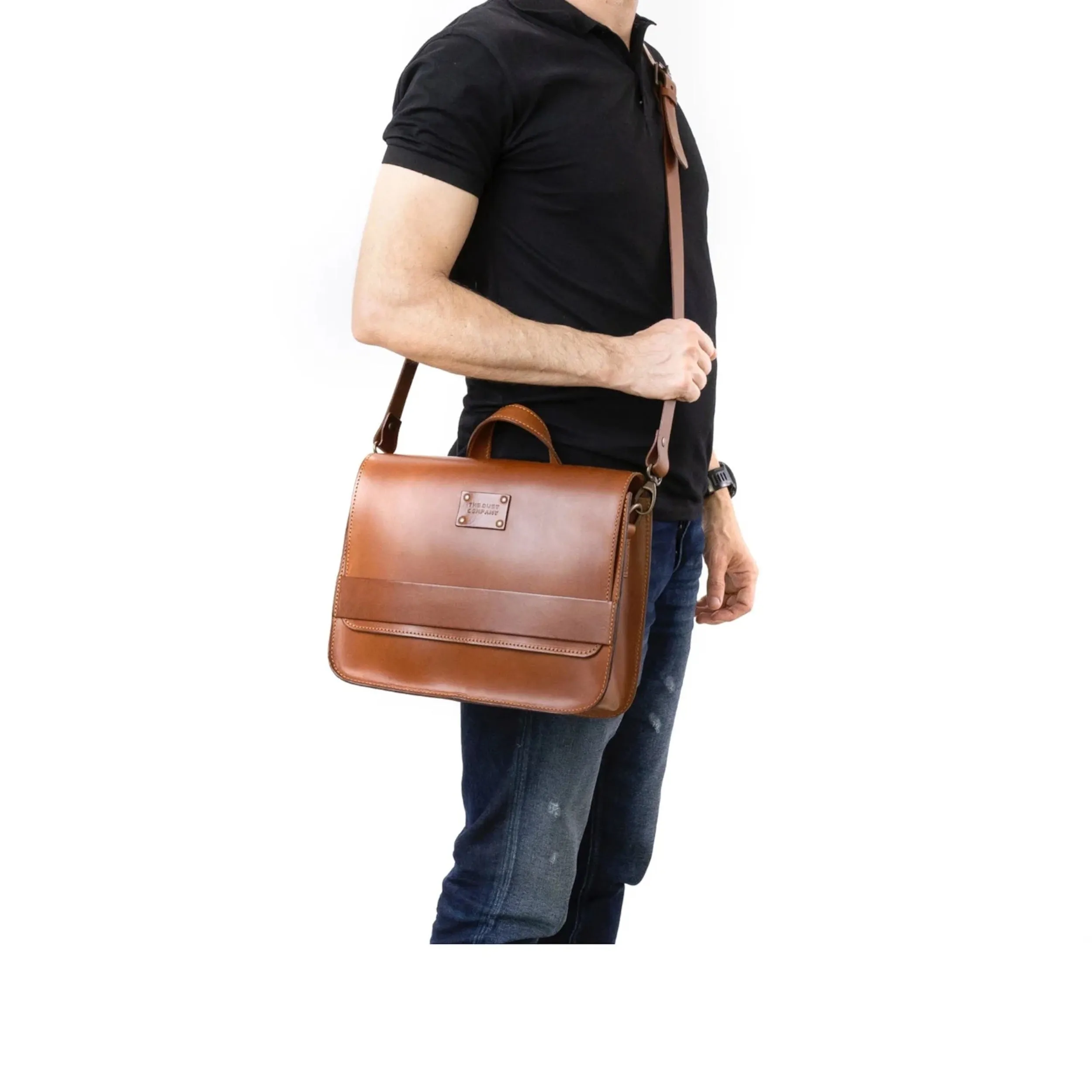 Leather Messenger Mod 160 Cuoio Brown sold by Ivalo.com product image thumbnail 4