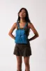 Leather Backpack Mod 130 Cuoio Light Blue sold by Ivalo.com