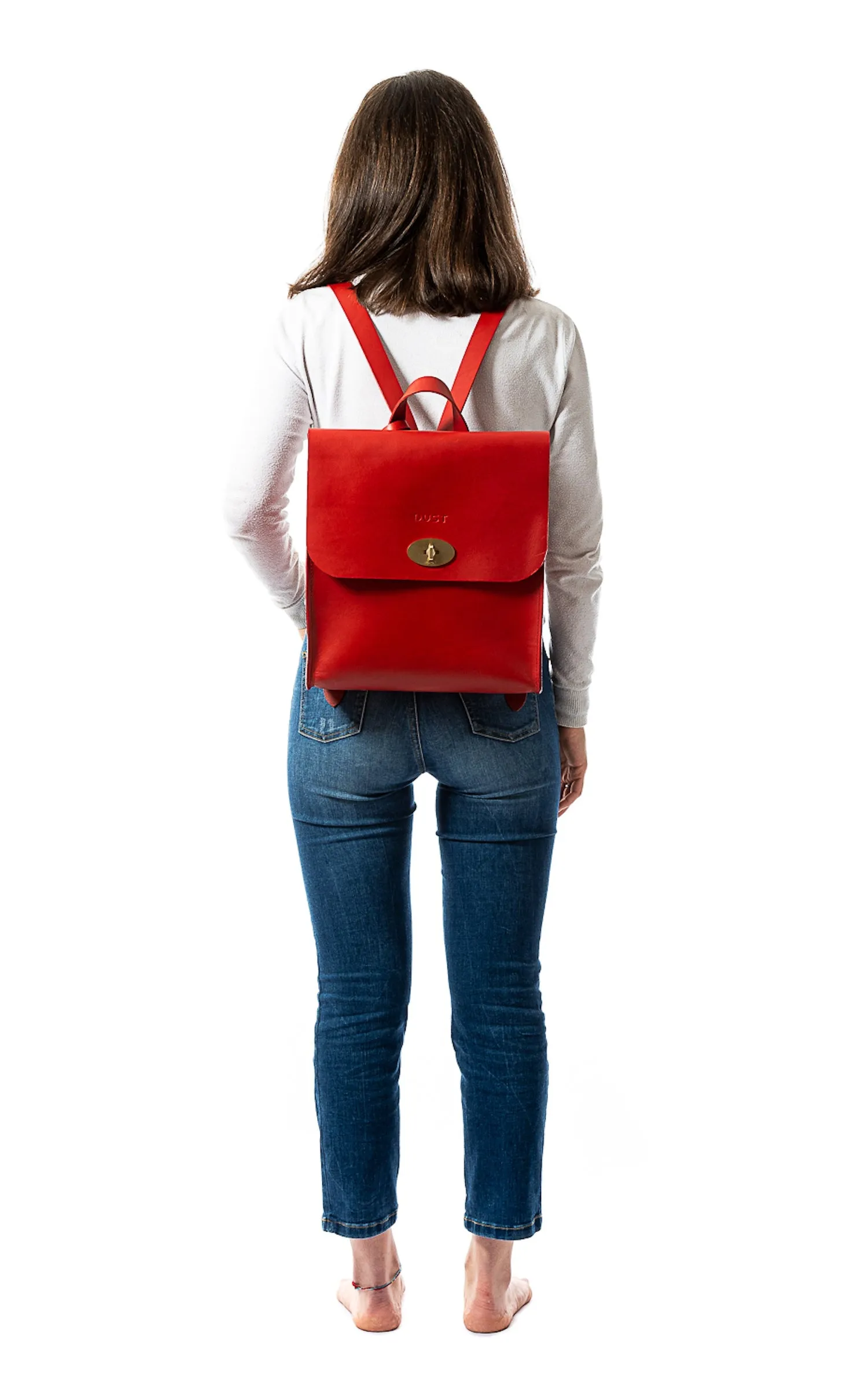 Leather Backpack Artist Collection Cuoio Red sold by Ivalo.com product image thumbnail 3