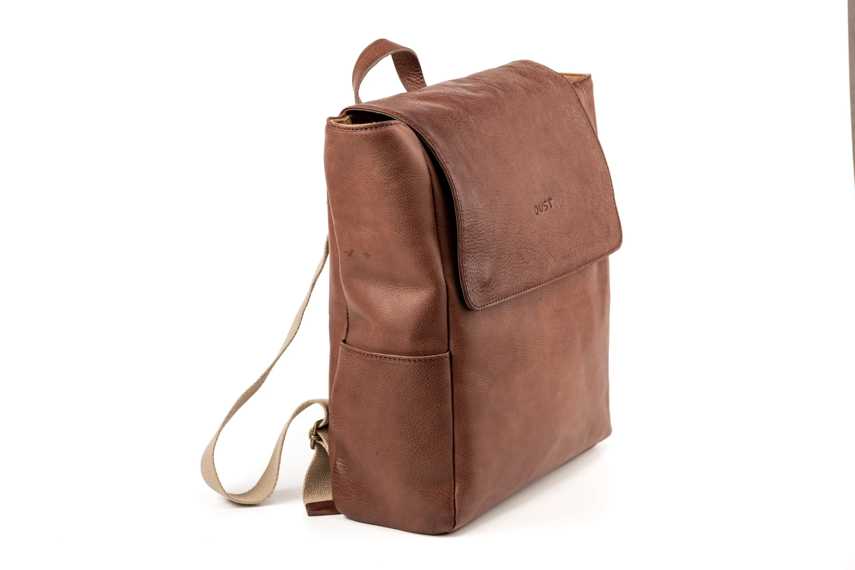 Leather Backpack Boston Collection Tobacco sold by Ivalo.com product image thumbnail 2
