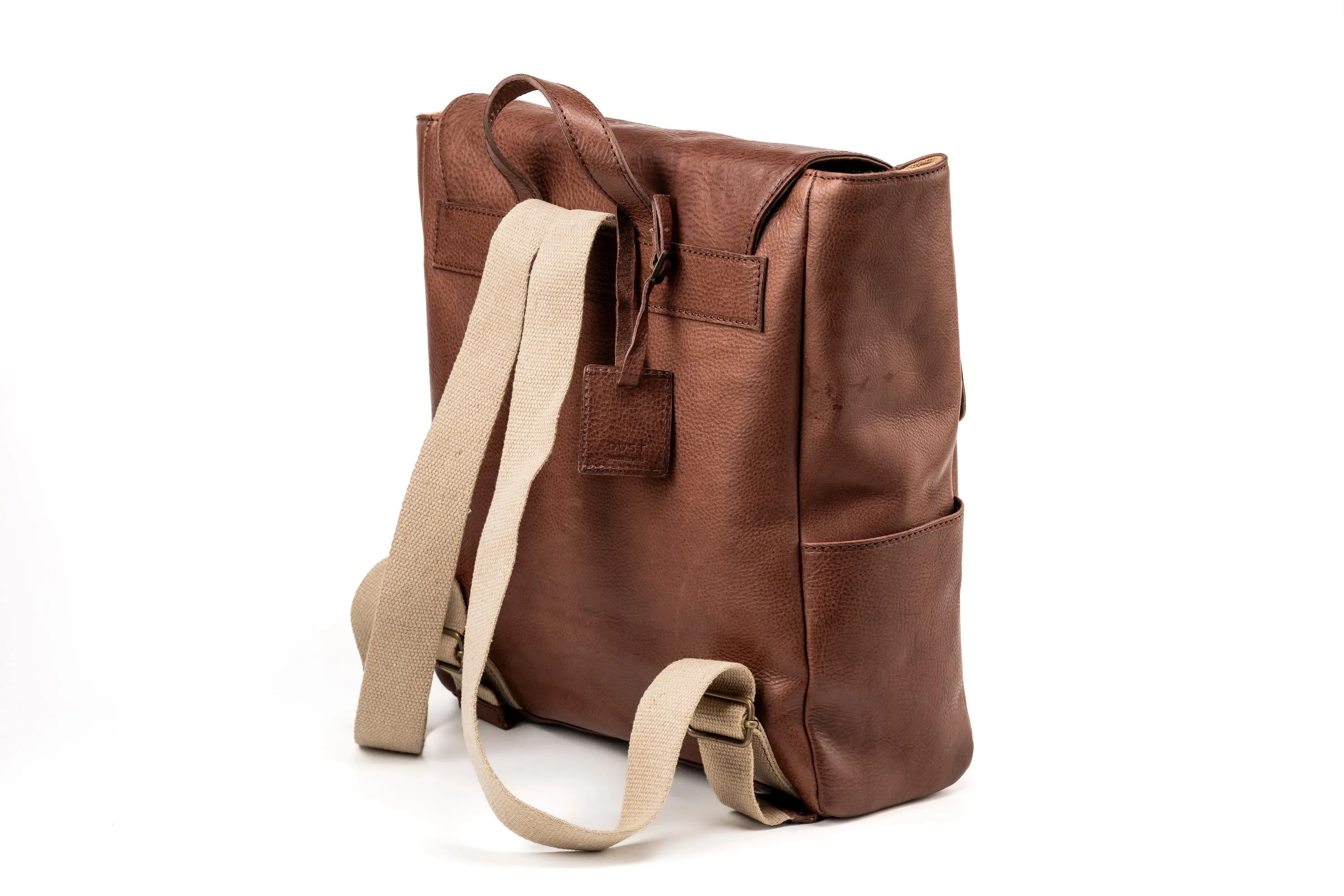Leather Backpack Boston Collection Tobacco sold by Ivalo.com product image thumbnail 4