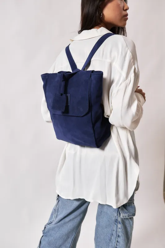 Leather Backpack Upper West Side Collection Blue sold by Ivalo.com