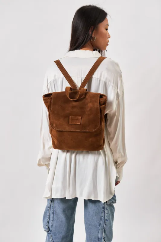 Leather Backpack Upper West Side Collection Brown sold by Ivalo.com