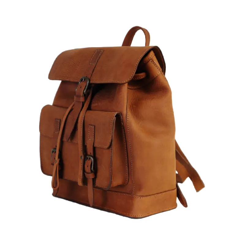 Leather Backpack Mod 103 Heritage Brown sold by Ivalo.com
