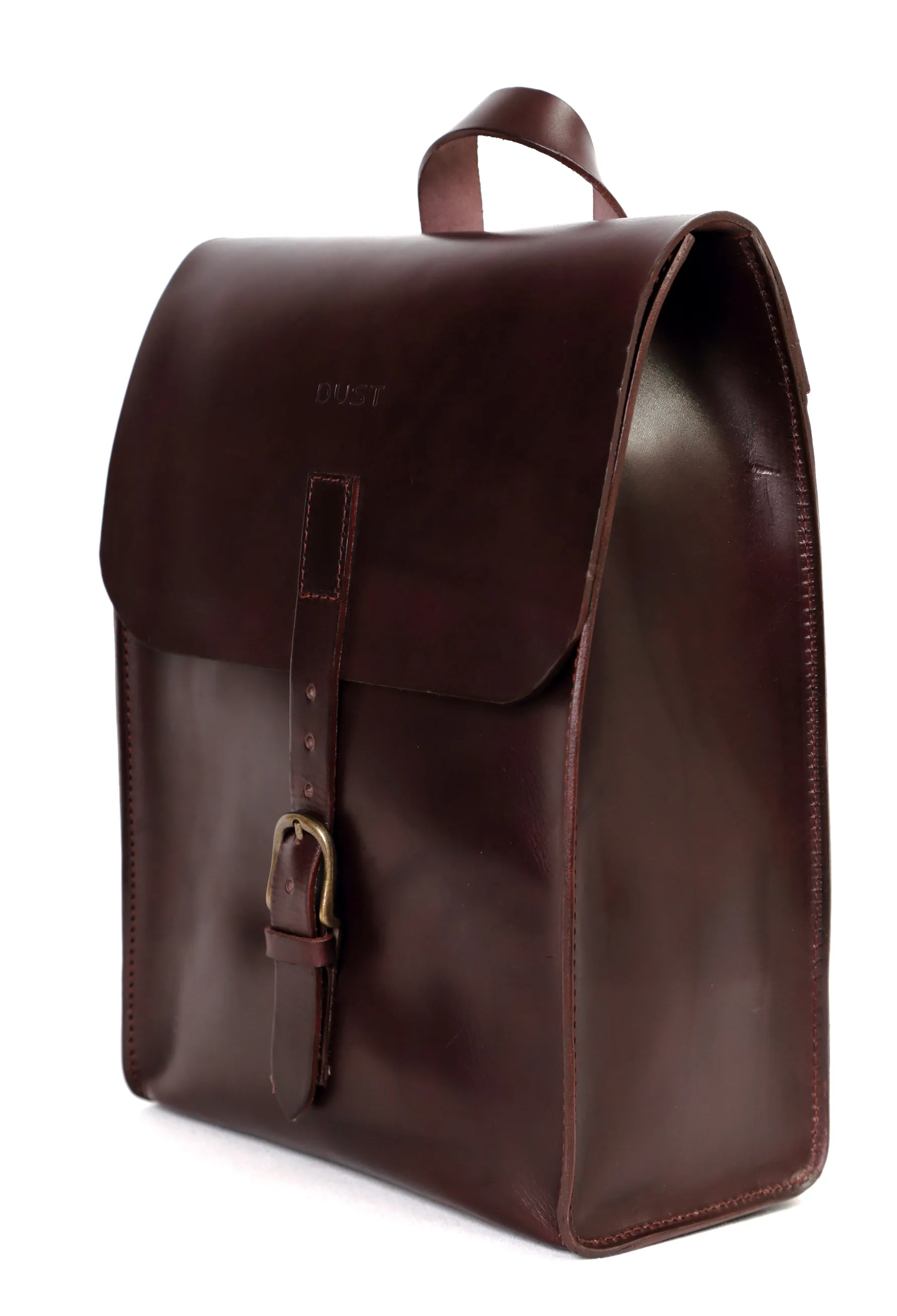 Leather Backpack Mod 120 Cuoio Dark Brown sold by Ivalo.com