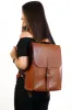 Leather Backpack Mod 120 Cuoio Brown sold by Ivalo.com