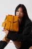 Leather Backpack Mod 130 Cuoio Yellow sold by Ivalo.com