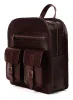 Leather Backpack Mod 136 Cuoio Dark Brown sold by Ivalo.com