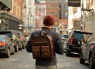 Leather Backpack Mod 136 Cuoio Dark Brown sold by Ivalo.com