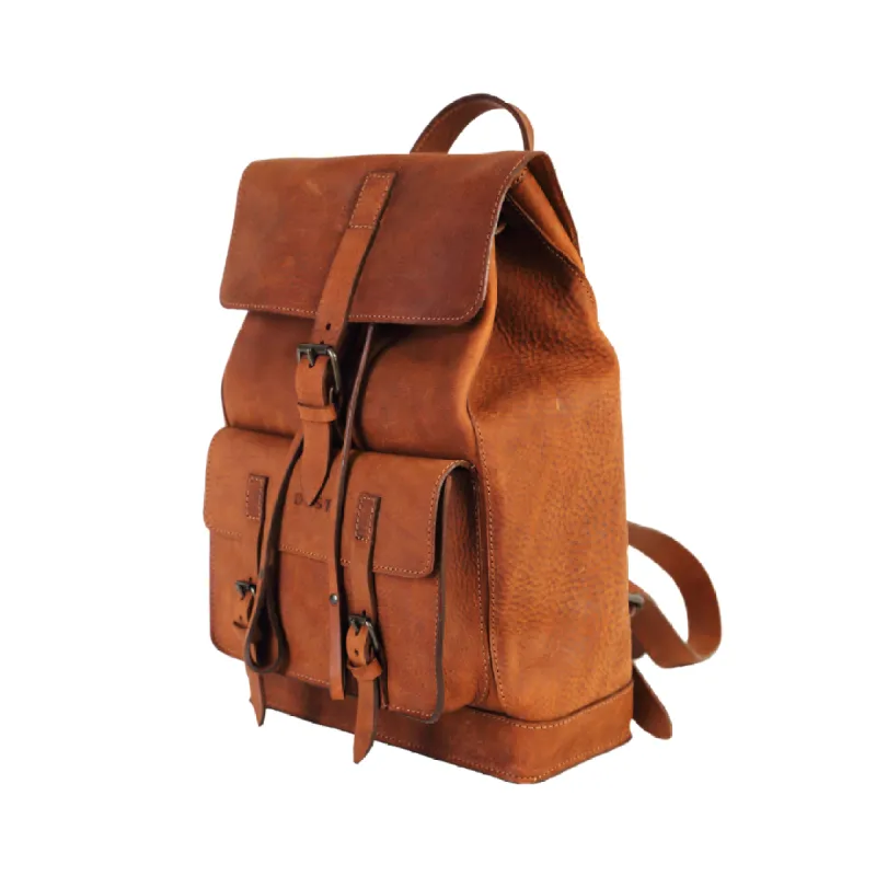Leather Backpack Mod 103 Heritage Brown sold by Ivalo.com