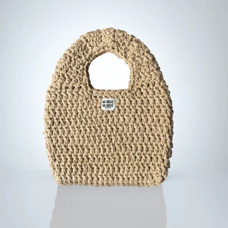 MARIE MARIE Circle Crochet Bag Beige sold by Ivalo.com