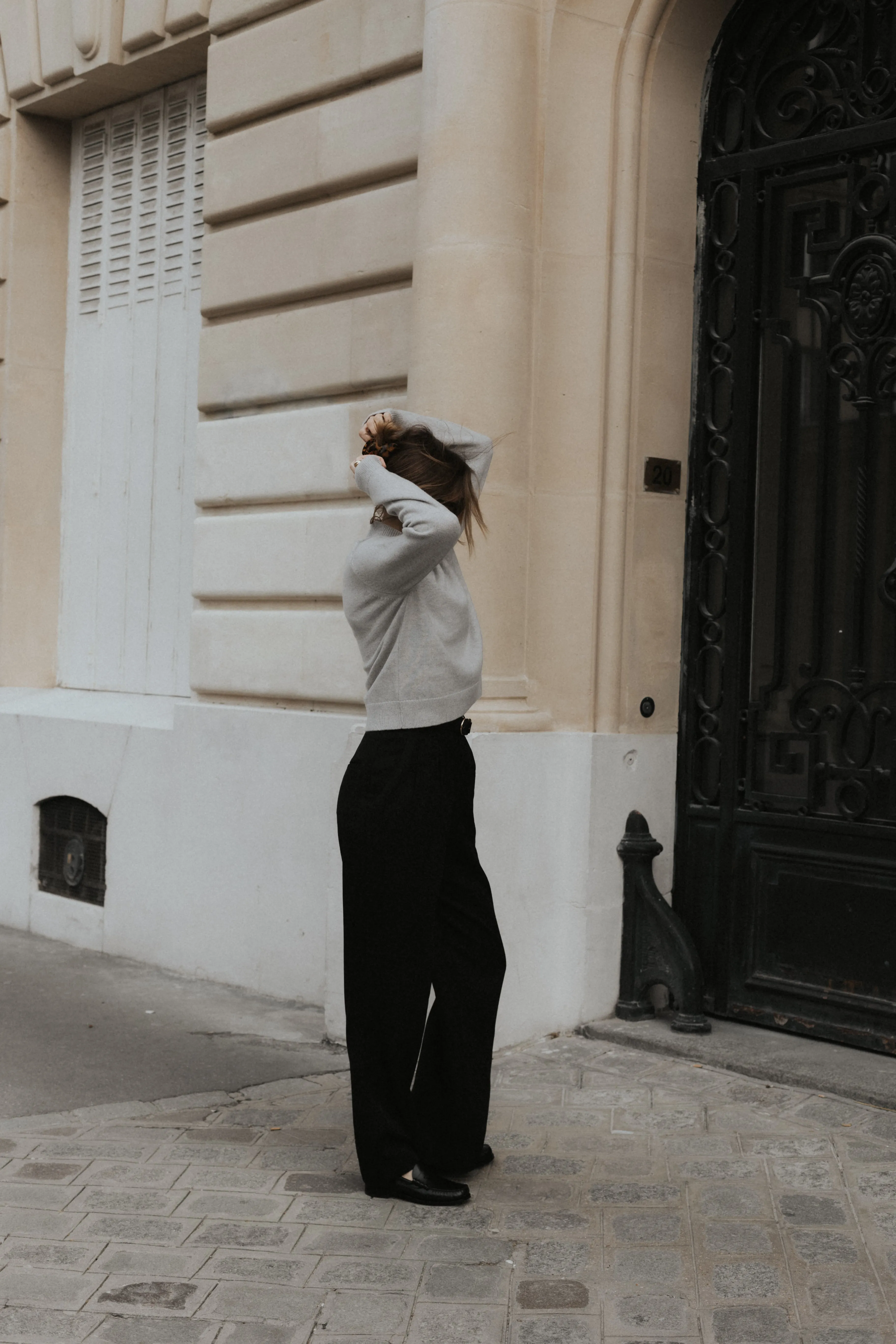 Cashmere Mock Neck Sweater Light Grey sold by Ivalo.com product image thumbnail 5