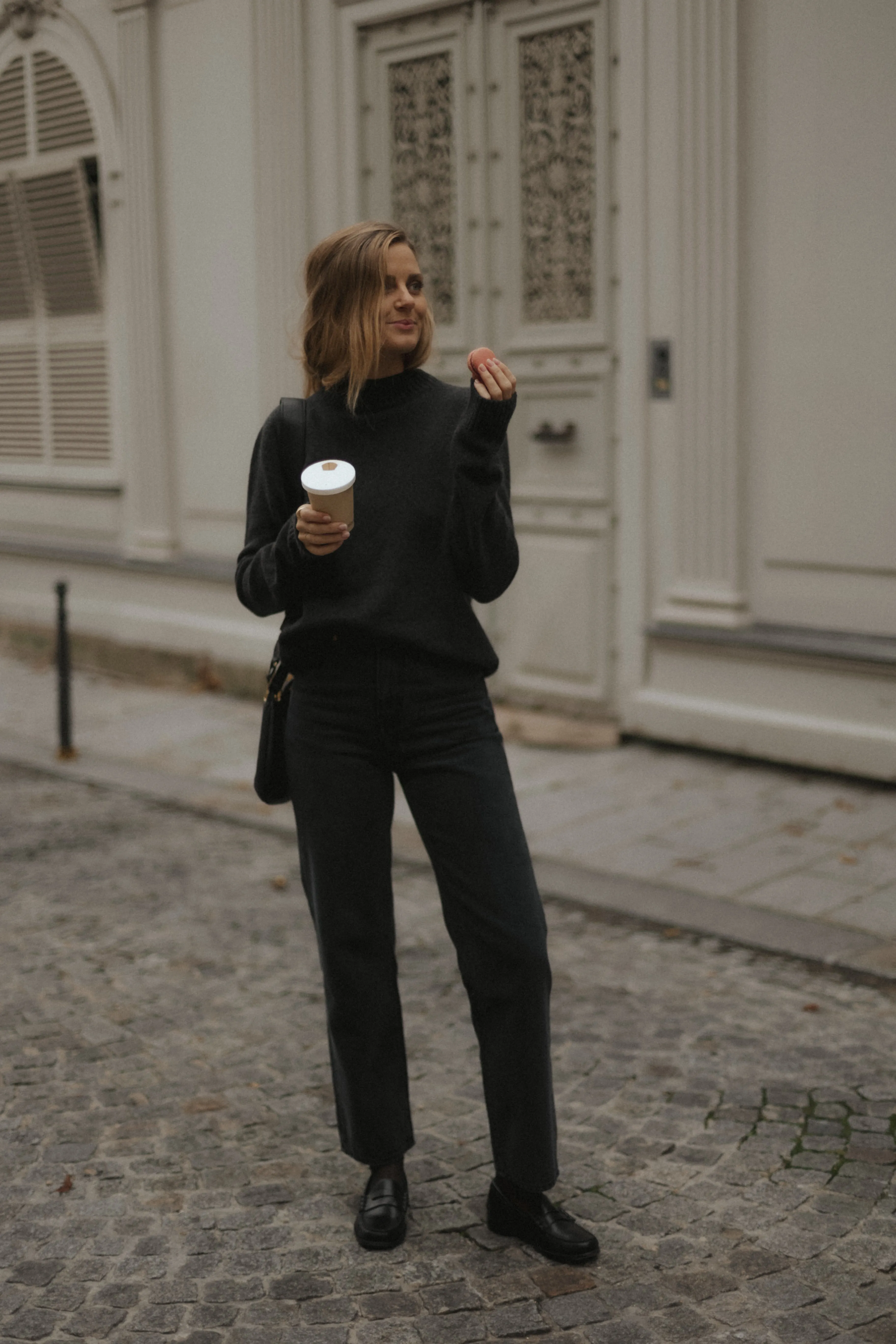 Cashmere Mock Neck Sweater Dark Grey sold by Ivalo.com