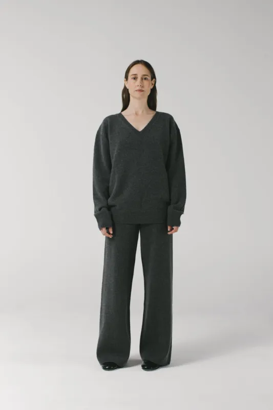 Merino Cashmere Knitted Pants Grey sold by Ivalo.com