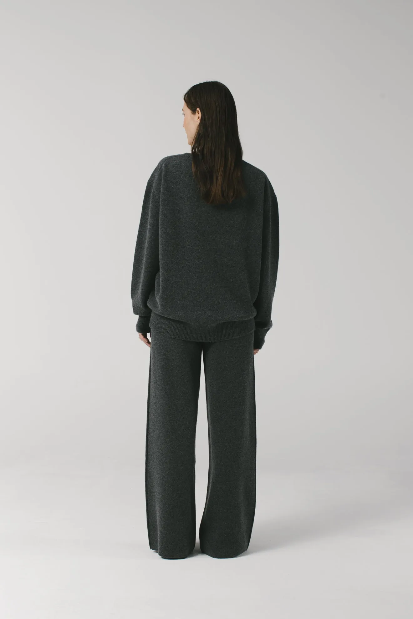 Merino Cashmere Knitted Pants Grey sold by Ivalo.com product image thumbnail 3