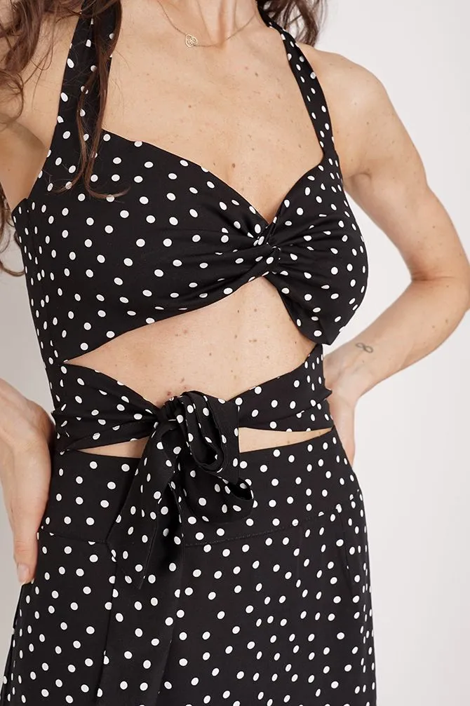 Dolly Lace-Up Polka Dot Top sold by Ivalo.com product image thumbnail 3