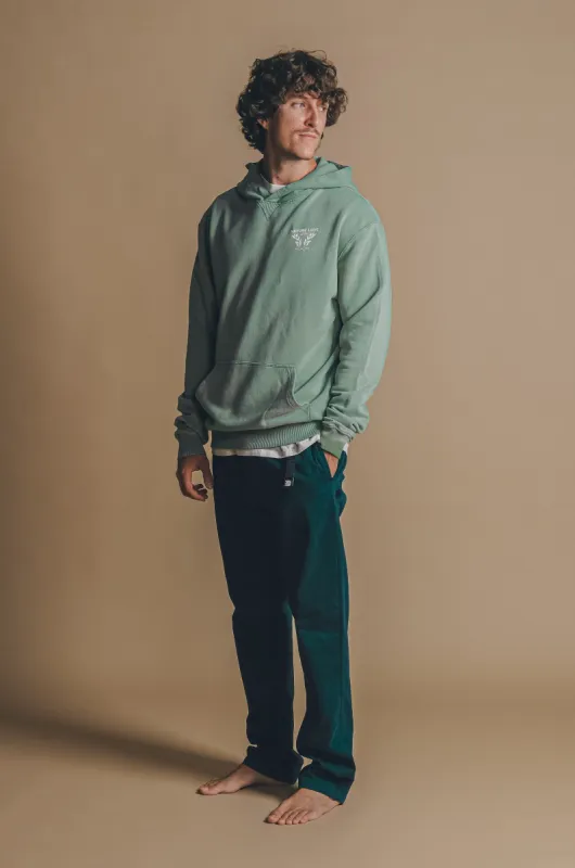 Nature Love Heavy Pigment Hoodie Feldspar Green sold by Ivalo.com
