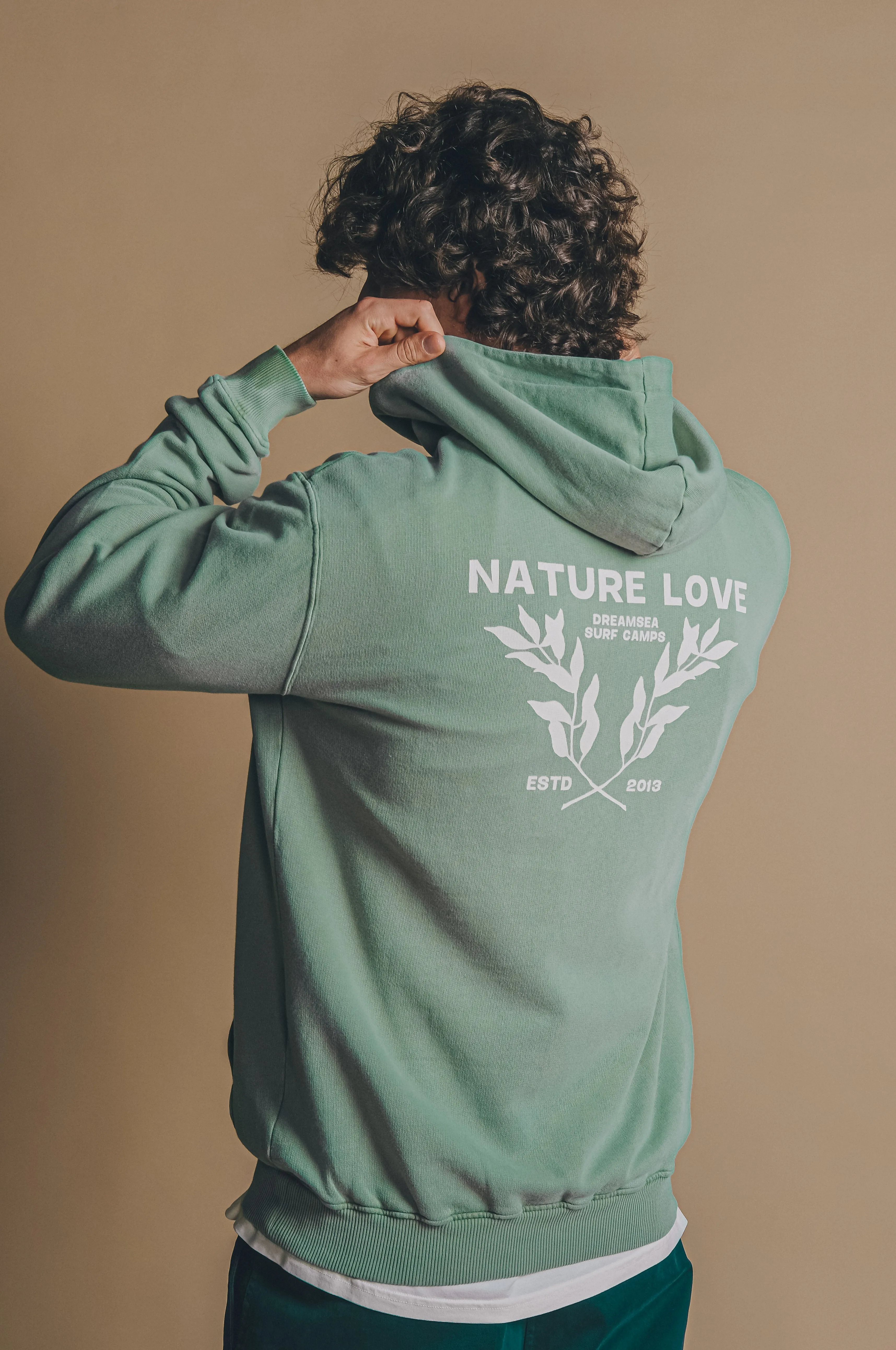 Nature Love Heavy Pigment Hoodie Feldspar Green sold by Ivalo.com product image thumbnail 4