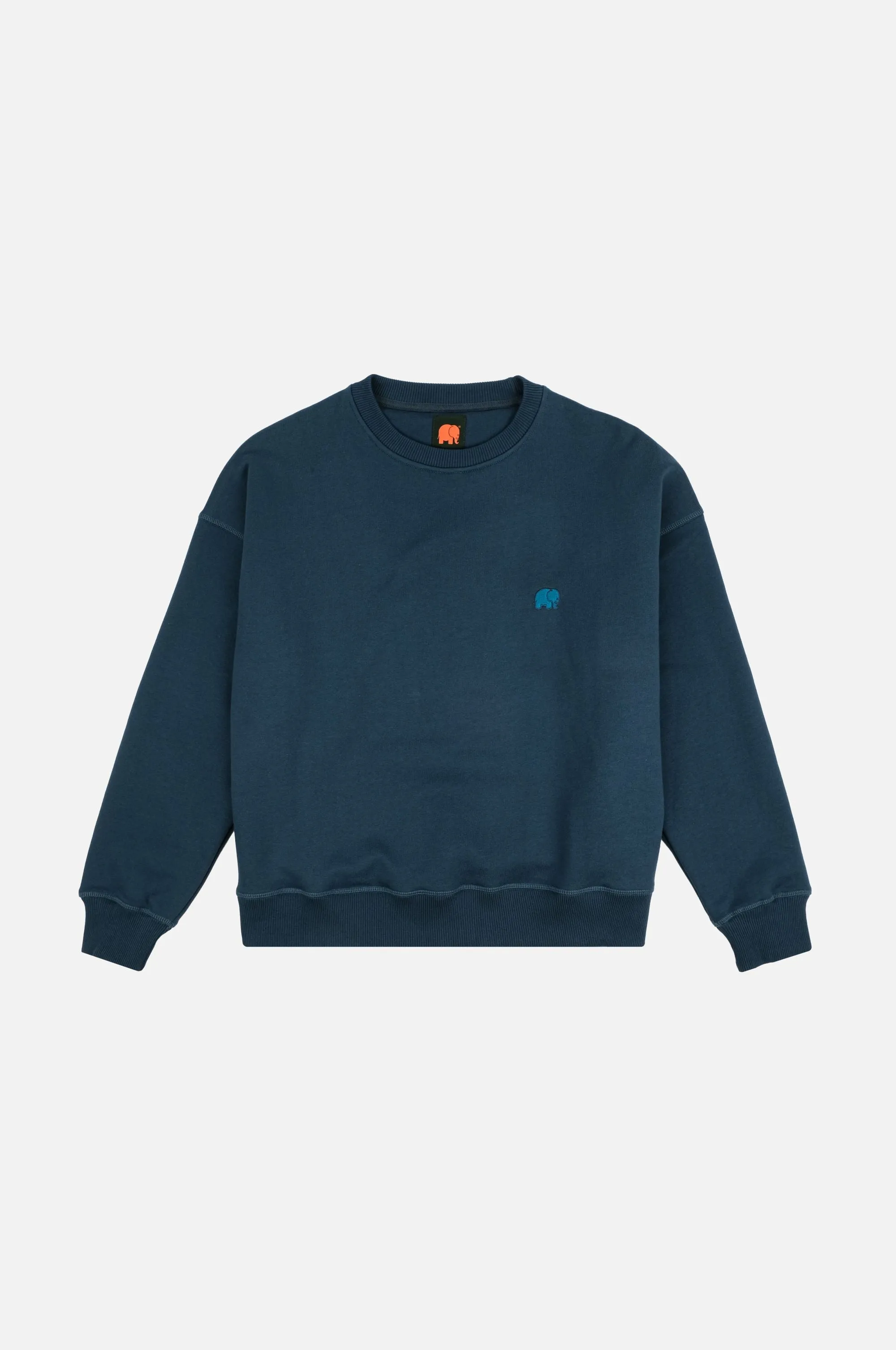 Women's Essential Midweight Oversized Sweater Poseidon Blue sold by Ivalo.com