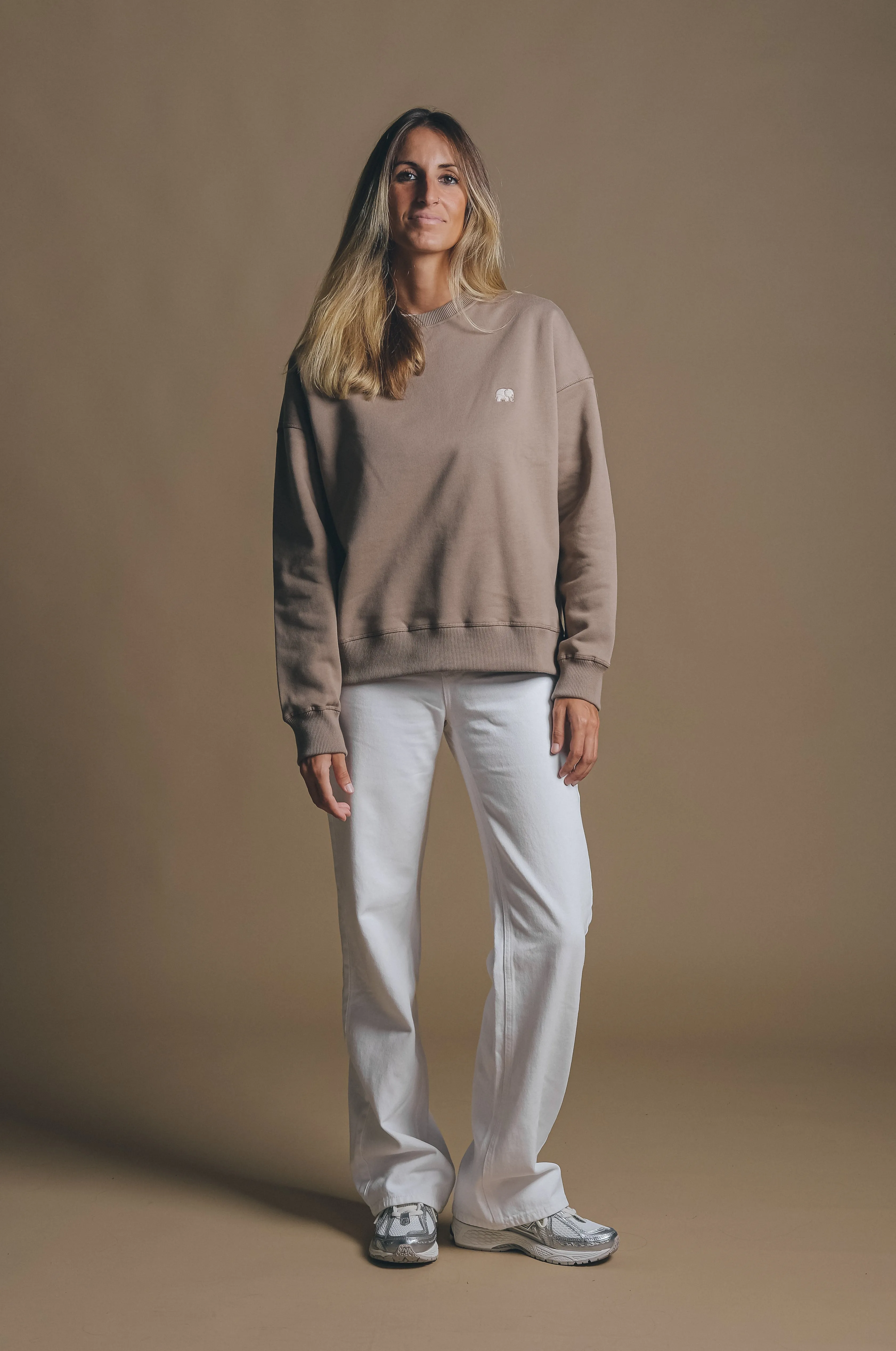 Women's Organic Essential Oversized Sweater Desert Taupe sold by Ivalo.com product image thumbnail 5