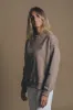 Women's Organic Essential Oversized Sweater Desert Taupe sold by Ivalo.com