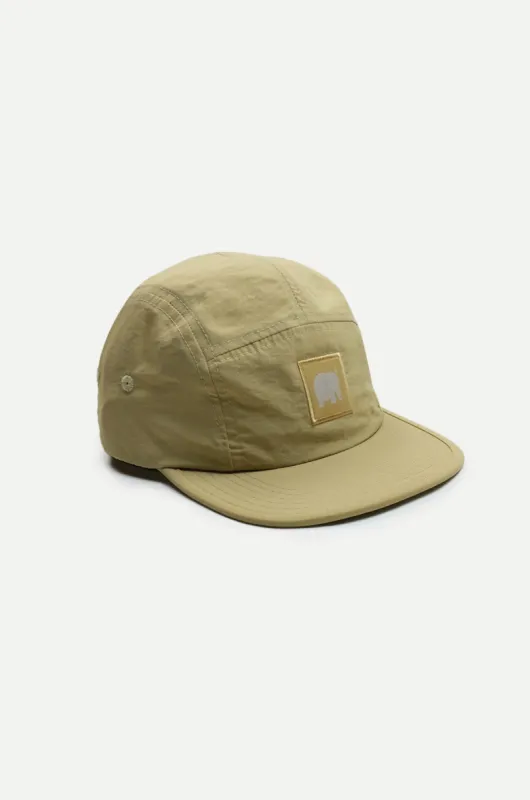Water Repellent Nylon Five Panel Cap Sand sold by Ivalo.com