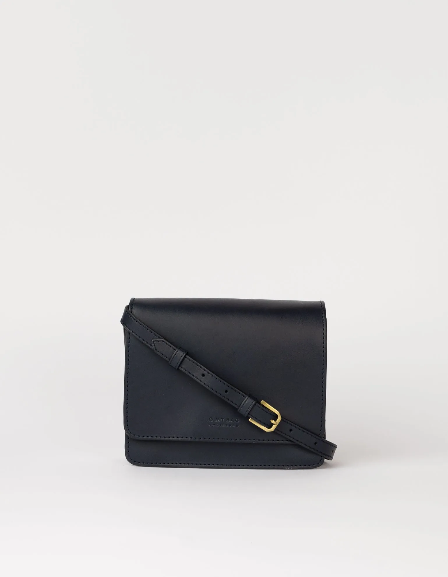 Audrey Mini Bag Classic Leather Midnight Blue sold by Ivalo.com