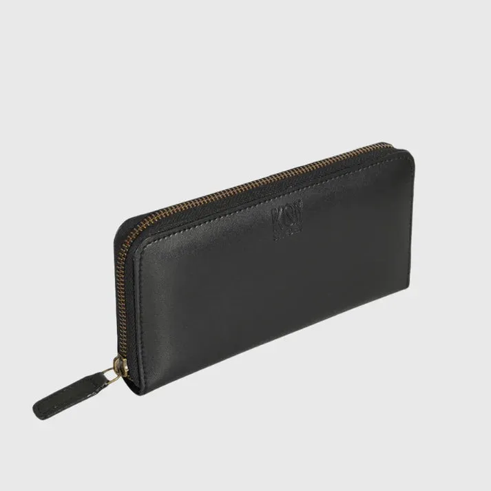 Kivik Apple Leather Long Zip Wallet sold by Ivalo.com