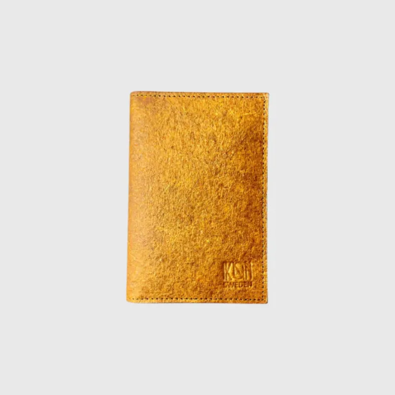 Coconut Leather Passport Wallet Cutch Brown sold by Ivalo.com