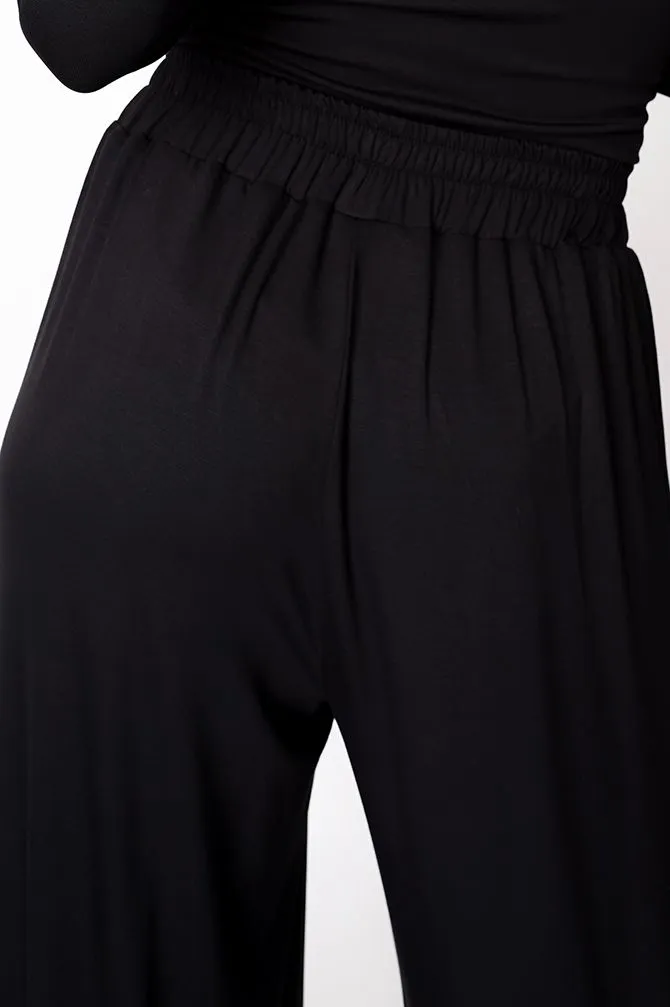 Wide Bamboo Trousers Black sold by Ivalo.com product image thumbnail 3