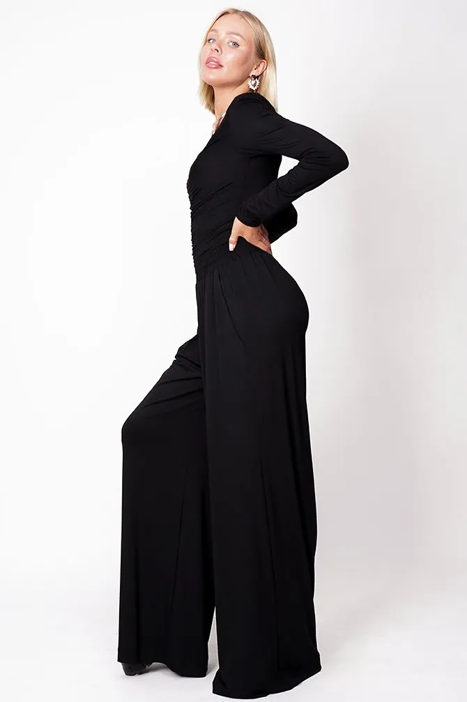 Wide Bamboo Trousers Black sold by Ivalo.com product image thumbnail 4