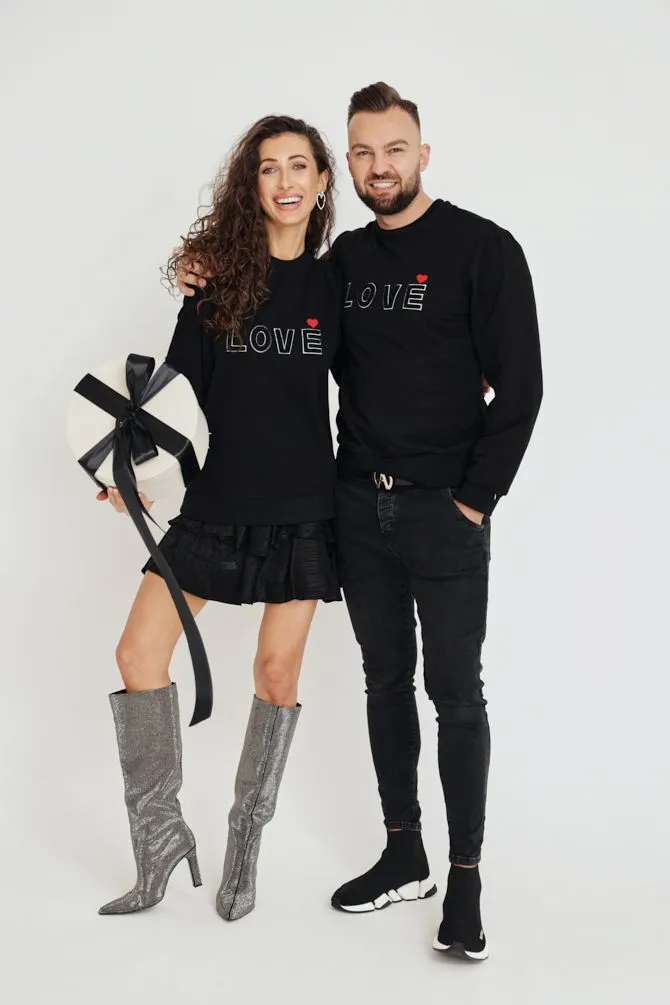 Love Sweatshirt Black sold by Ivalo.com product image thumbnail 2