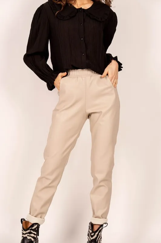 Feba Leather Trousers sold by Ivalo.com