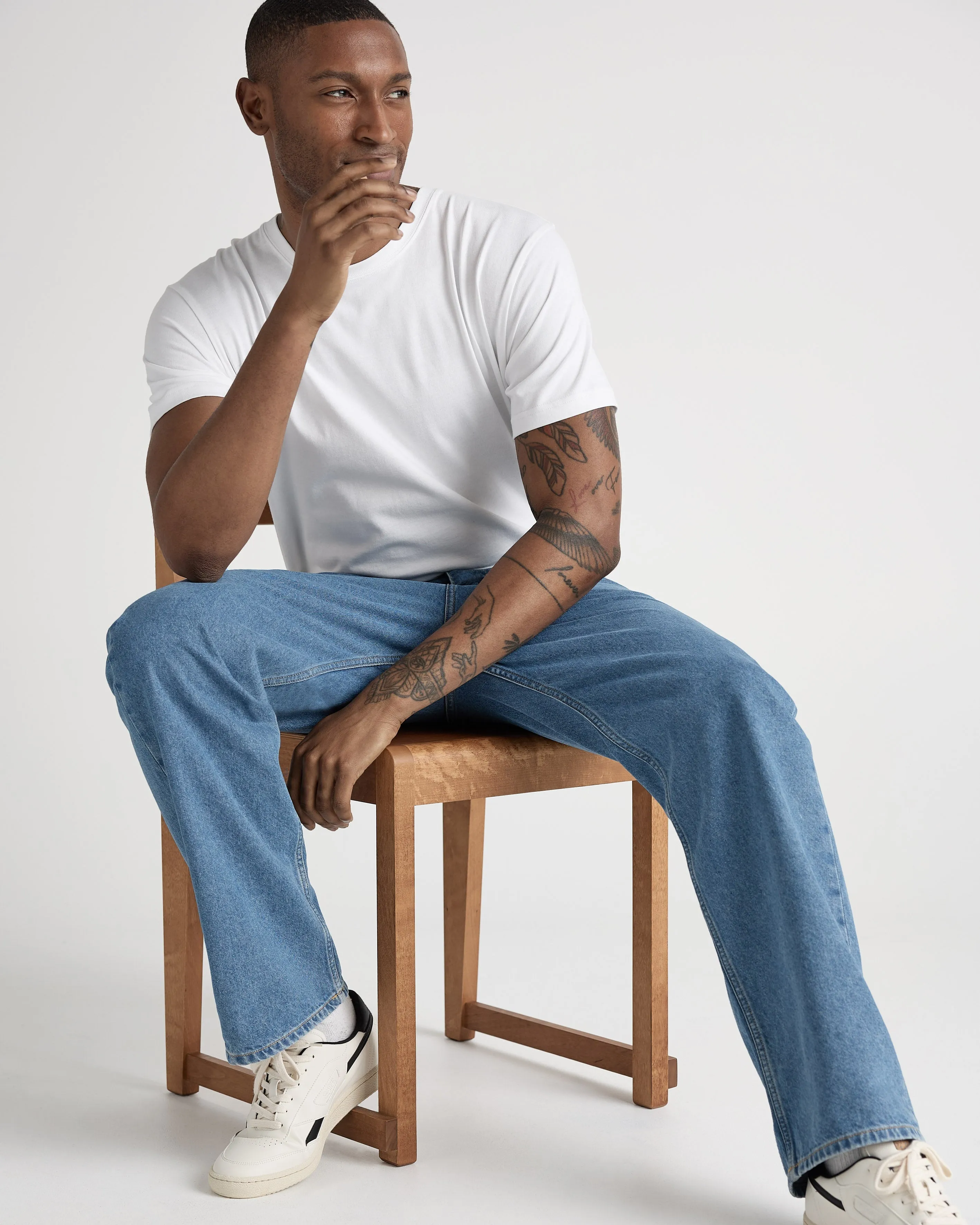 Alex Mid Loose Jeans Light Stone sold by Ivalo.com product image thumbnail 4