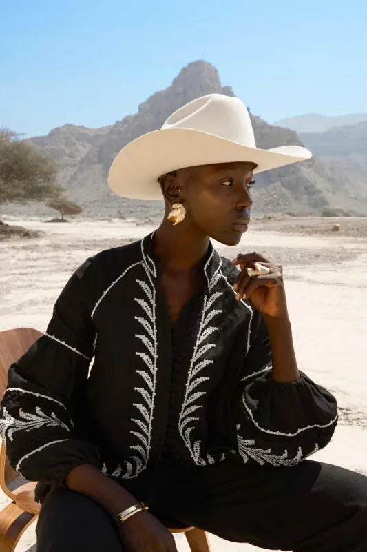 Karina Wool Cowboy Hat Simply White sold by Ivalo.com