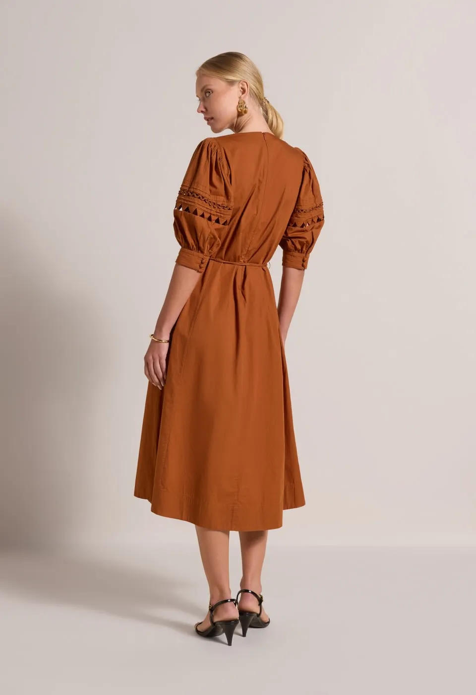 Fleuretta Midi Dress Rust sold by Ivalo.com product image thumbnail 2