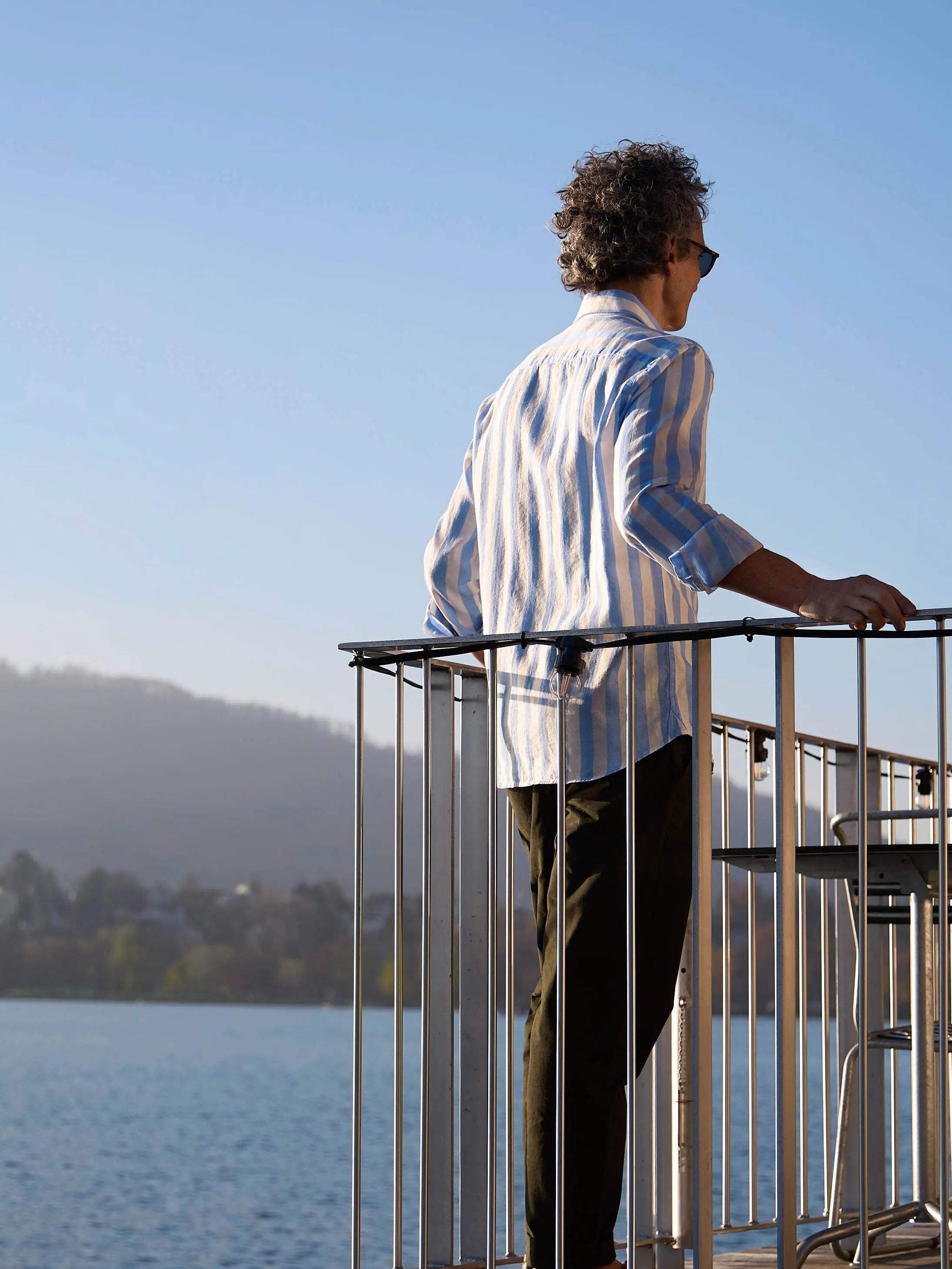 Maggia Linen Shirt Blue sold by Ivalo.com product image thumbnail 3