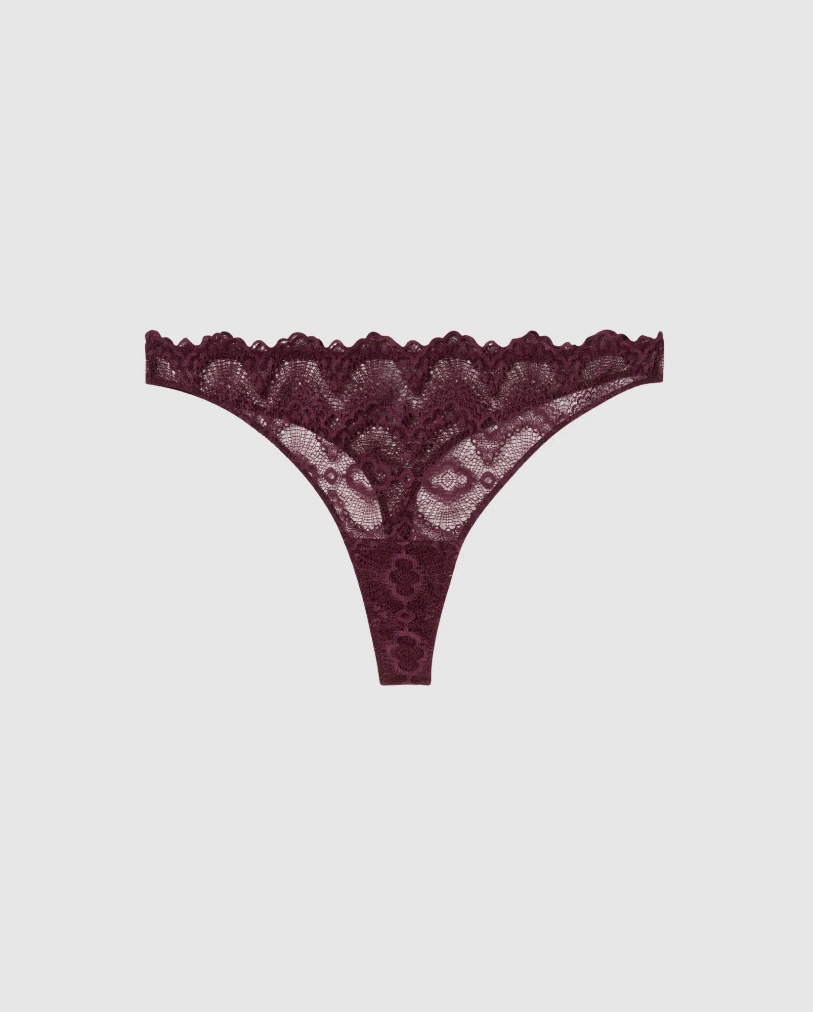 Lace Thong Cherry sold by Ivalo.com