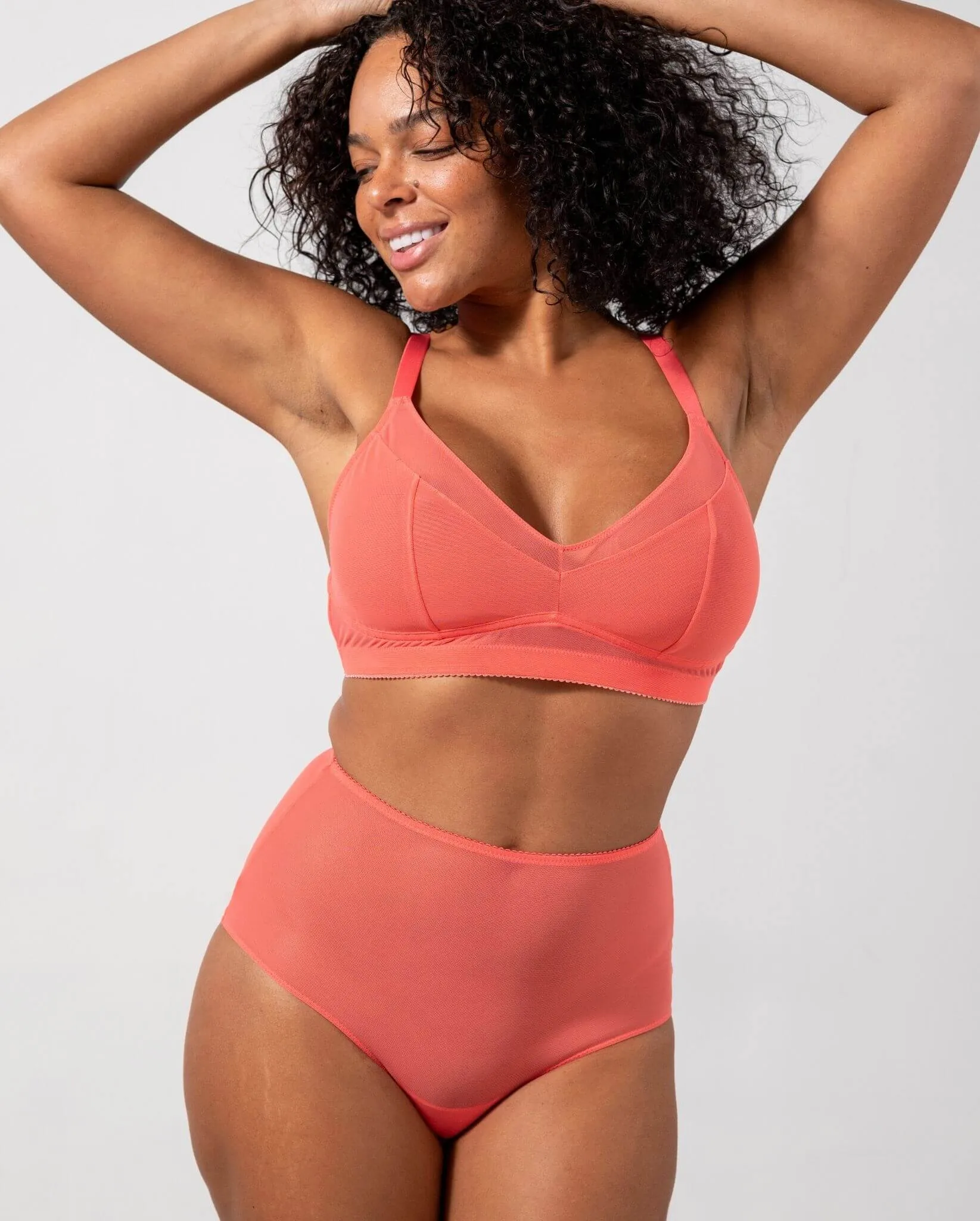 Mesh Support Bra Coral sold by Ivalo.com product image thumbnail 5