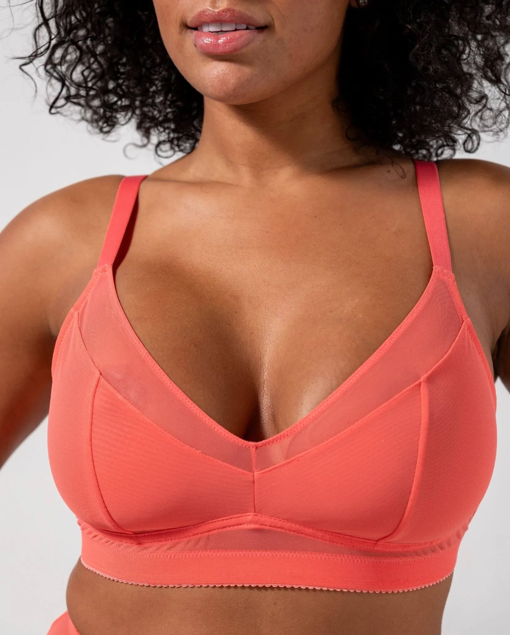 Mesh Support Bra Coral sold by Ivalo.com product image thumbnail 2