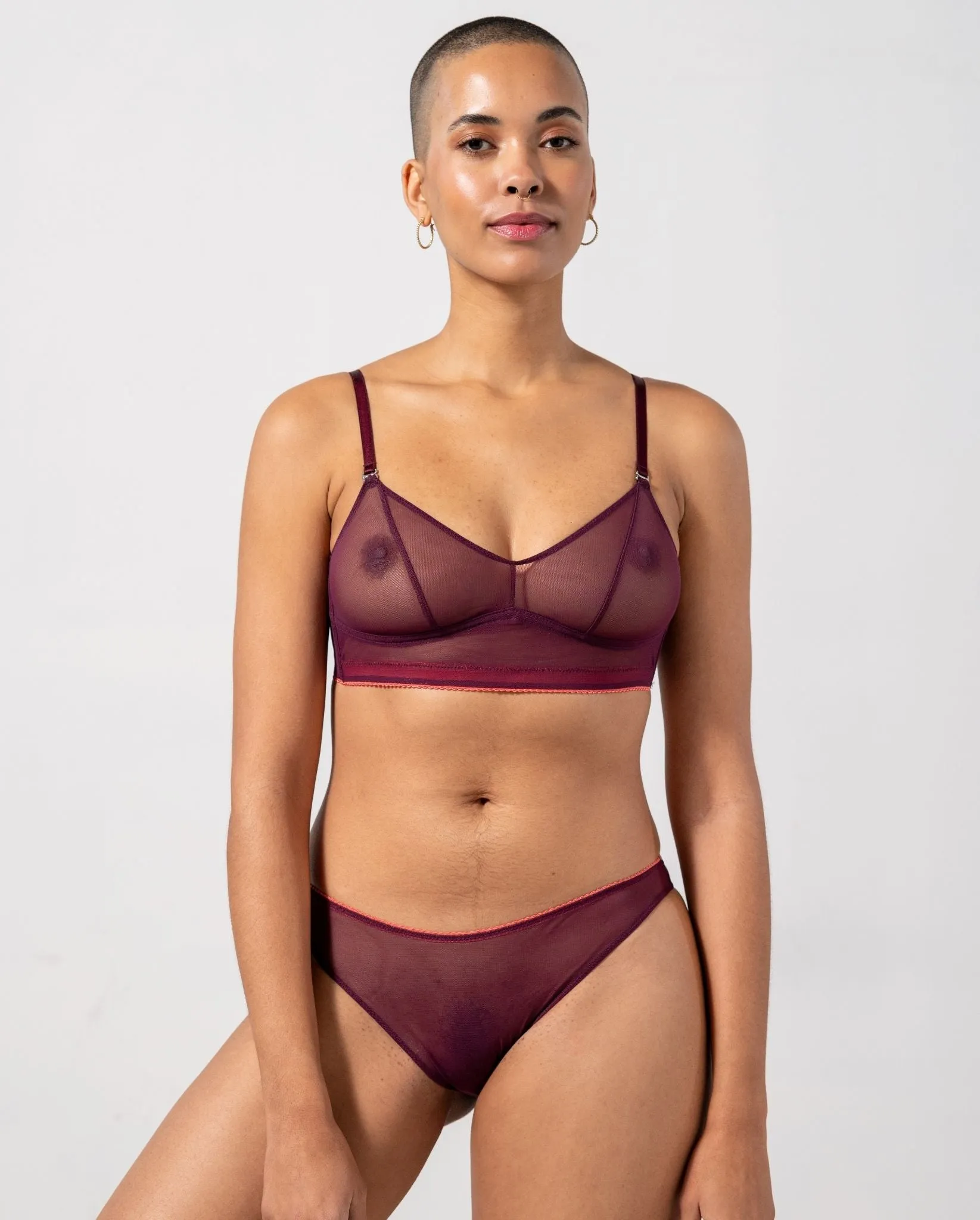 Mesh Bikini Briefs Cherry/Coral sold by Ivalo.com product image thumbnail 5