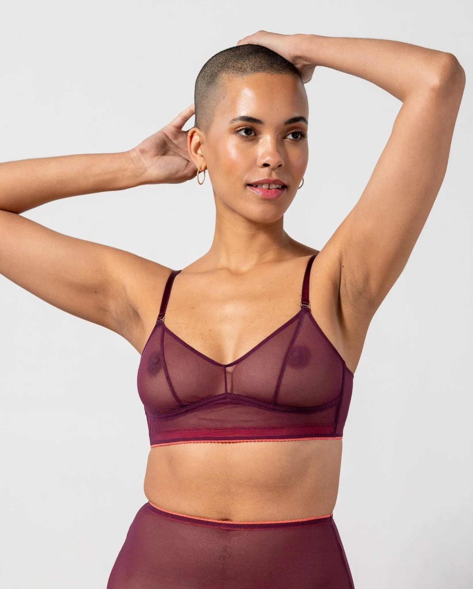 Mesh Balconette Cherry/Coral sold by Ivalo.com product image thumbnail 2