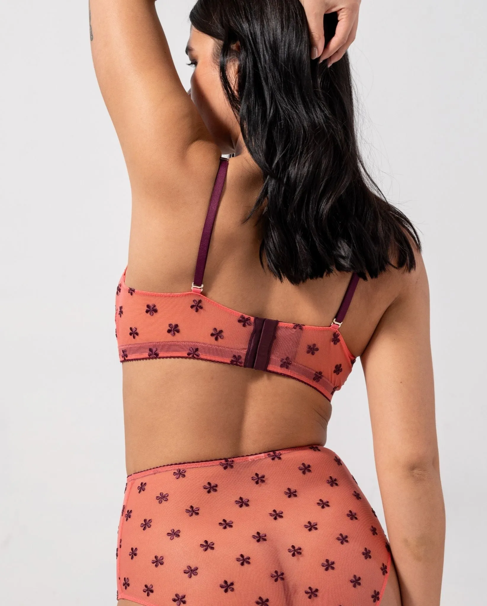 Mesh Balconette Coral/Cherry sold by Ivalo.com product image thumbnail 5