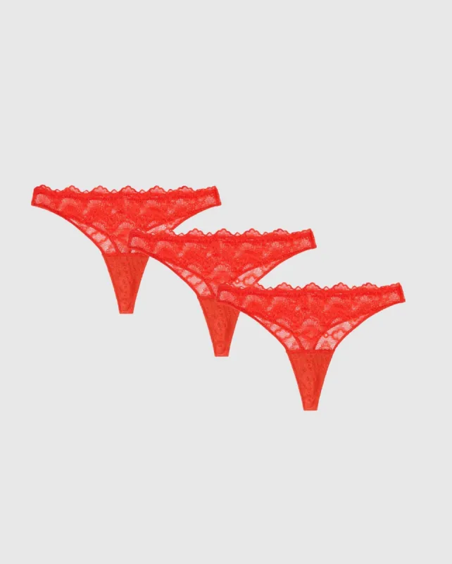 Light Flow Period Underpants 3-Pack Fiery Red sold by Ivalo.com