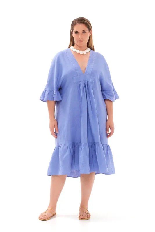 Cami Linen Dress Blue sold by Ivalo.com