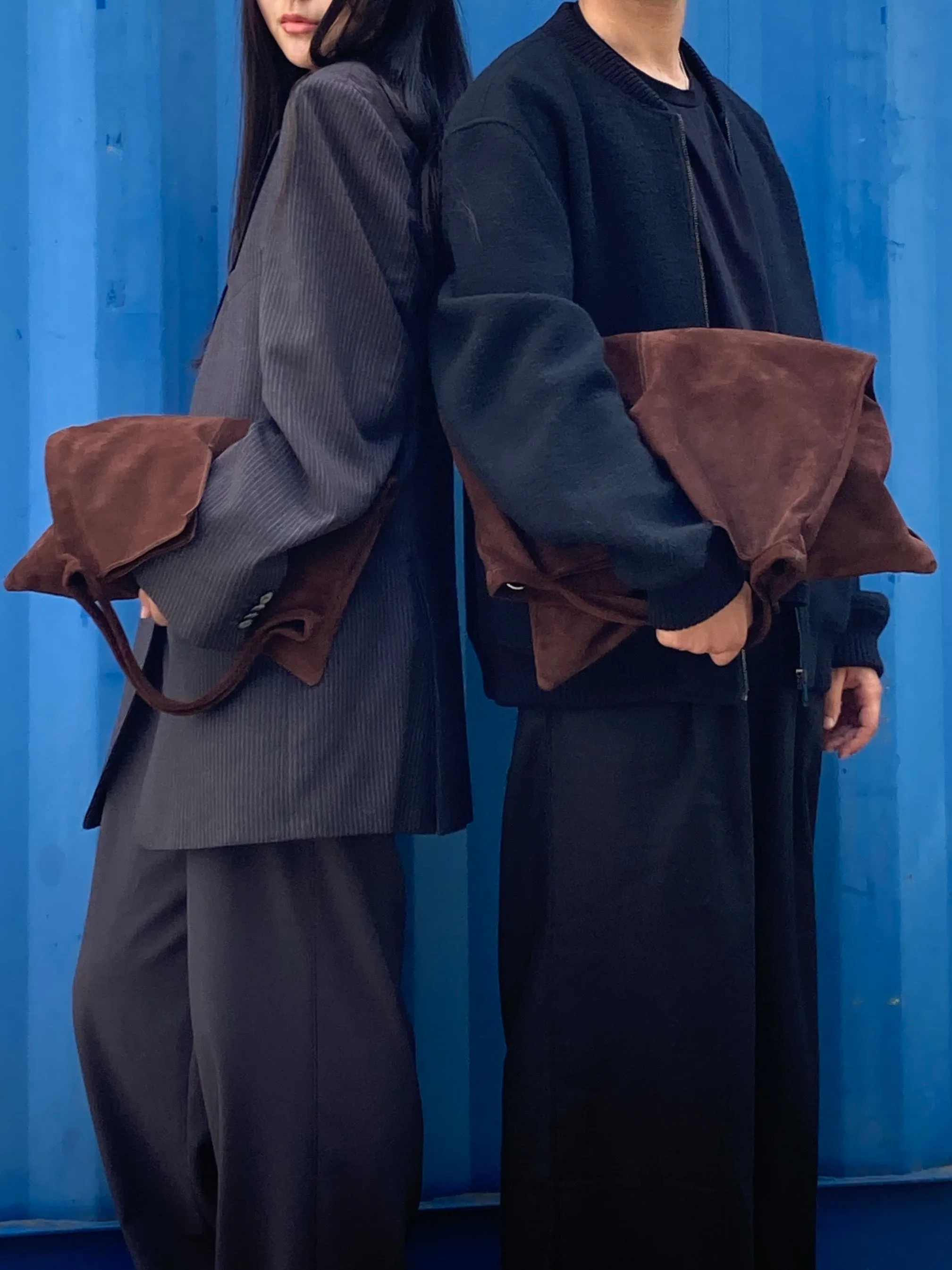 Shopper Bag Rin Suede Mousse Au Chocolat sold by Ivalo.com product image thumbnail 2